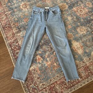 ZARA TRF denim high rise skinny jeans
